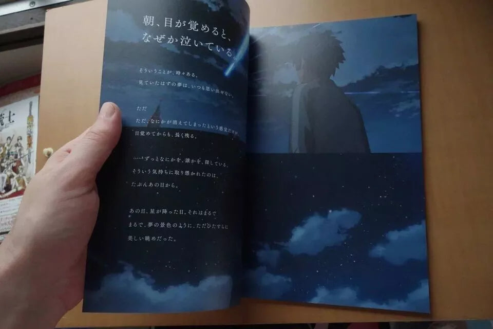Your Name Japanese Anime Movie Program Pamphlet 2016 Makoto Shinkai