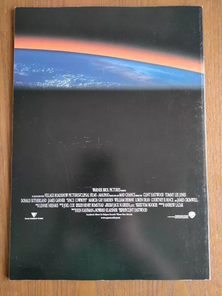 Space Cowboys Japanese Movie Program Pamphlet 2000