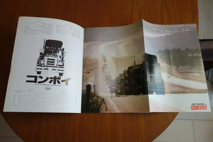 Convoy Japanese Movie Program Pamphlet 1978 Peckinpah