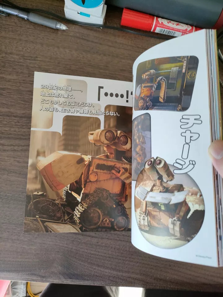 Wall-E Japanese Anime Movie Program Pamphlet 2008 Disney Pixar