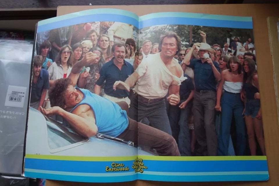 Any Which Way You Can Japanese Fim Movie Pamphlet Program 1980 Clint Eastwood