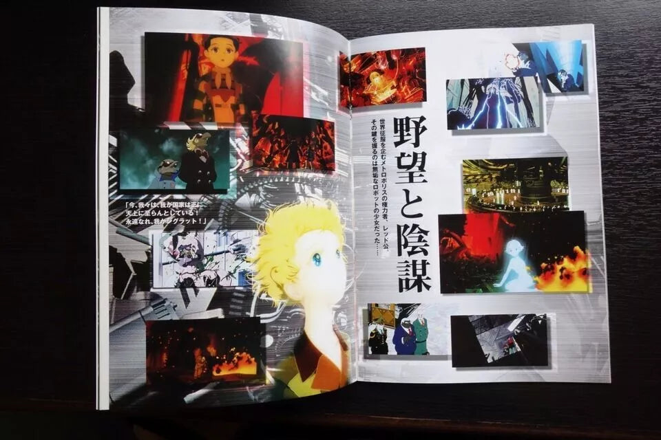 Metropolis Japanese Anime Movie Program Pamphlet 2001 Otomo Tezuka Rintaro