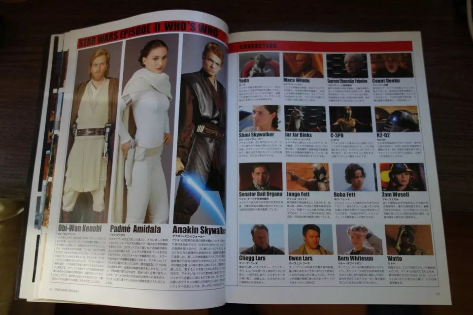 Star Wars 2 Attack of The Clones Japanese Movie Program Pamphlet 2002