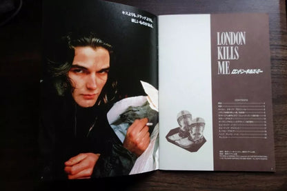 London Kills Me Japanese Film Movie Program Pamphlet 1991