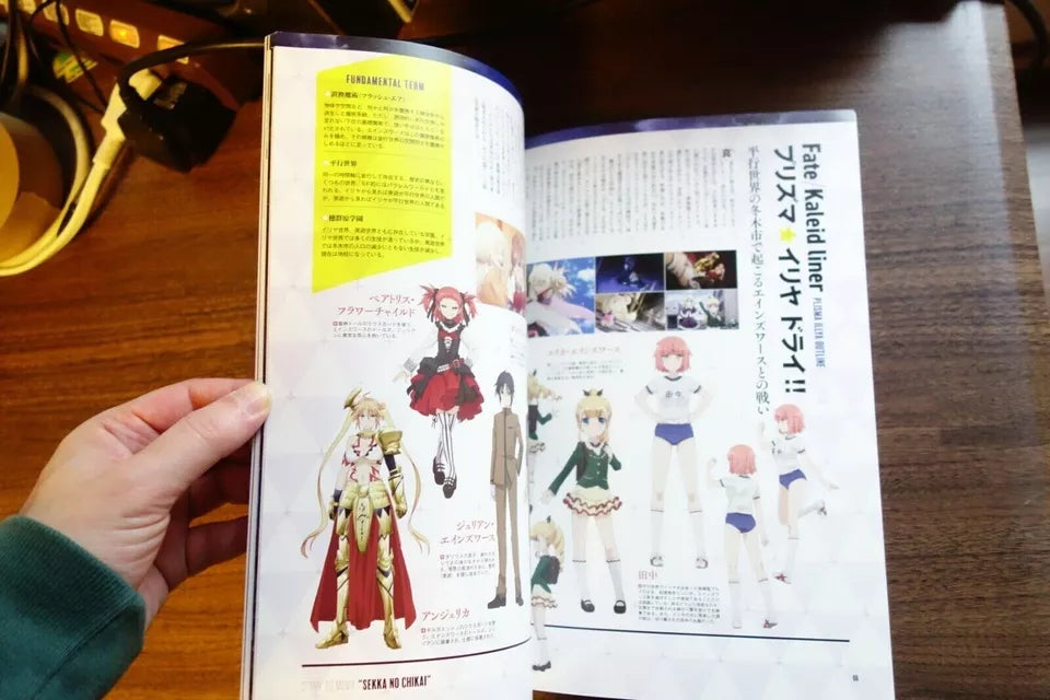 Fate Kaleid Prisma Ilya Japanese Anime Movie Program Pamphlet 2017
