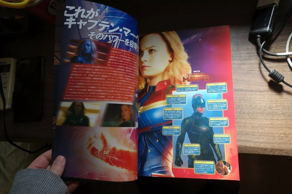 Captain Marvel Japanese Movie Program Pamphlet 2019
