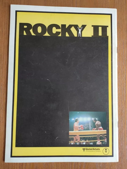 Rocky 2 II Japanese Movie Program Pamphlet 1979