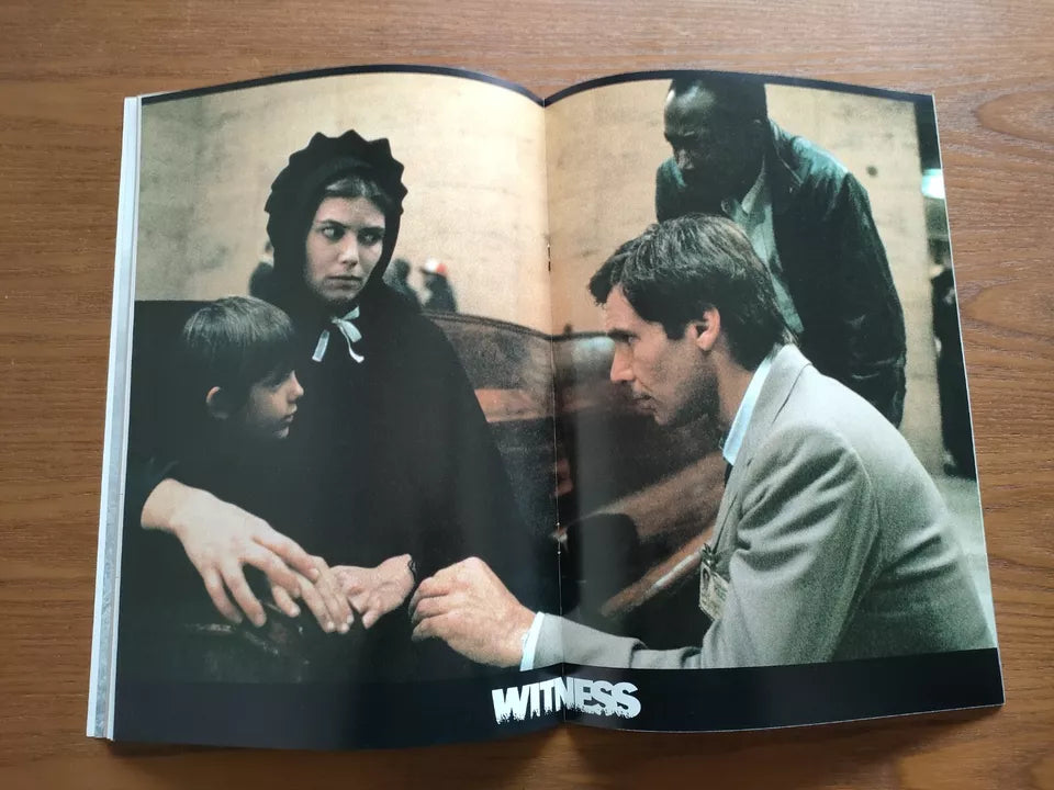 Witness Japanese Movie Program Pamphlet 1985 Harrison Ford