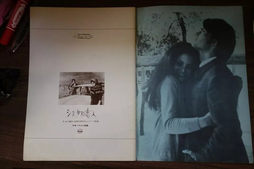 La Moglie Piú Bella Japanese Movie Program Pamphlet 1970 Ornella Muti