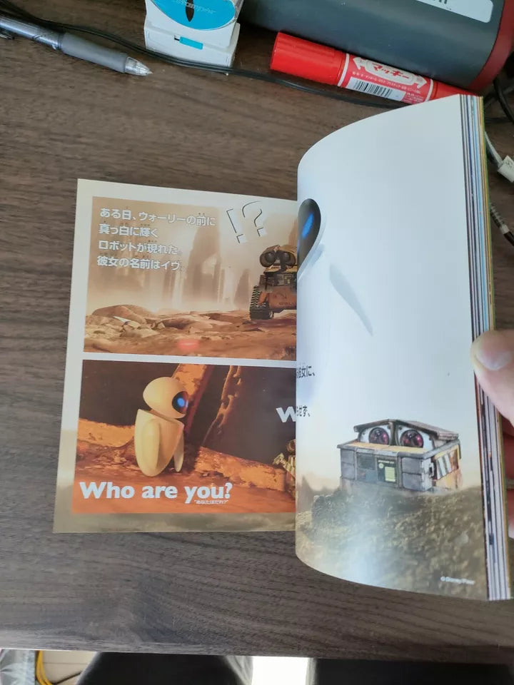 Wall-E Japanese Anime Movie Program Pamphlet 2008 Disney Pixar