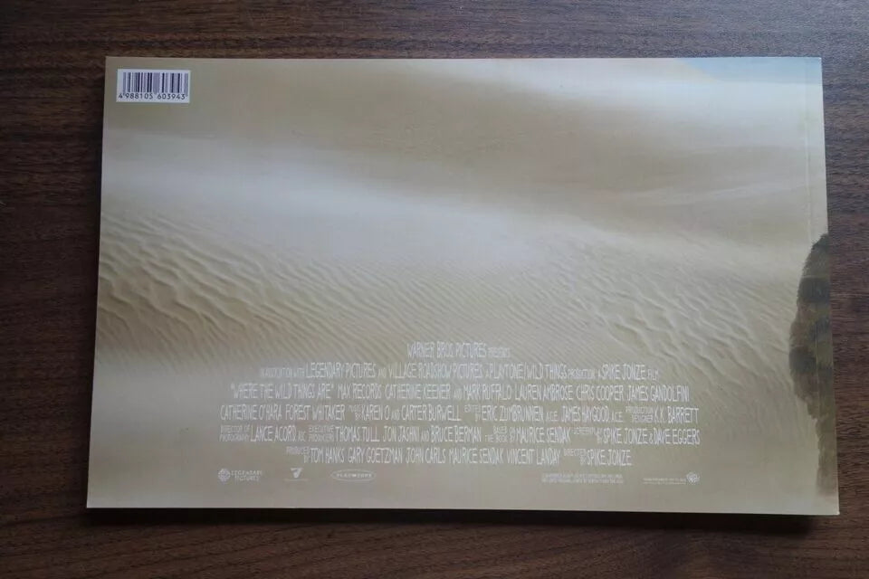 Where The Wild Things Are Japanese Film Movie Program Pamphlet 2009
