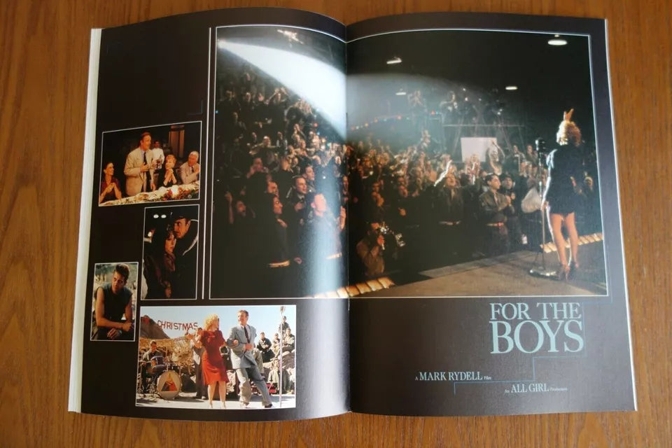 For The Boys Japanese Movie Program Pamphlet 1991 + Ticket Stub