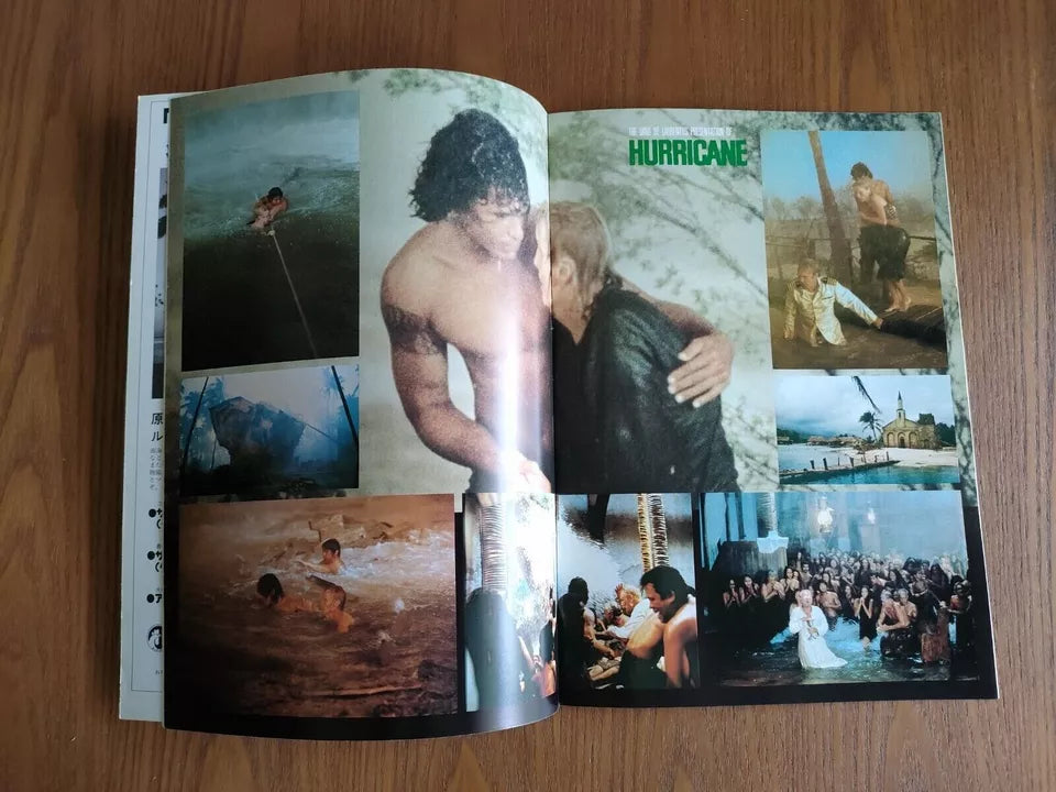 Hurricane Japanese Movie Program Pamphlet 1979