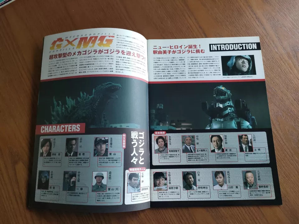 Godzilla Vs Mechagodzilla Japanese Movie Program Pamphlet 2002