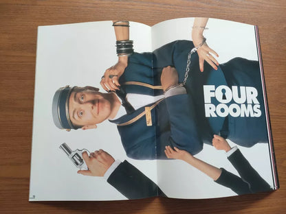 Four Rooms Japanese Movie Program Pamphlet 1995 Tarantino Rodriguez Roth Madonna