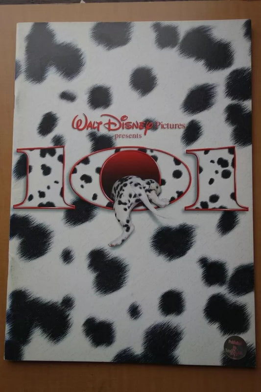 101 Dalmatians Japanese Movie Program Pamphlet 1996