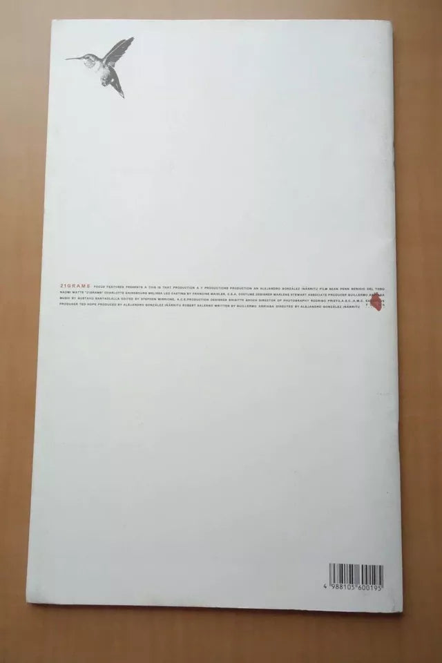 21 Grams Japanese Movie Program Pamphlet 2003