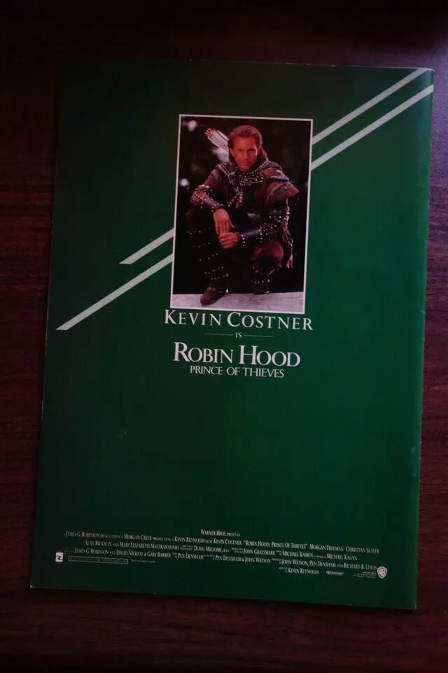 Robin Hood Prince of Thieves Japanese Anime Movie Program Pamphlet 1991