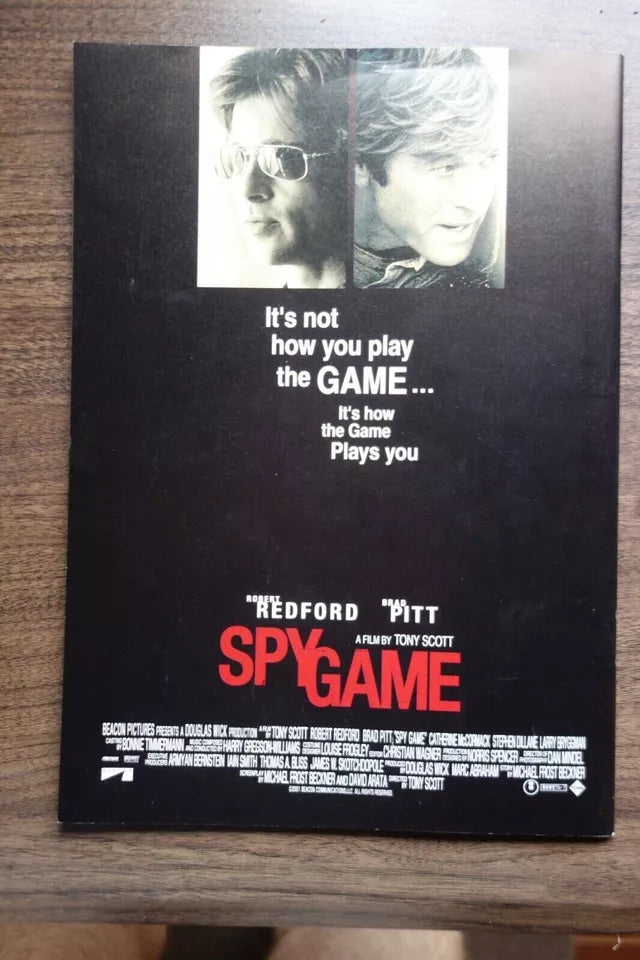 Spy Game Japanese Film Movie Program Pamphlet 2001