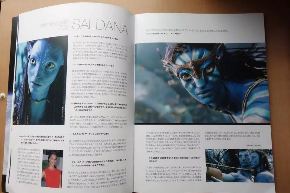 Avatar Japanese Movie Program Pamphlet 2009