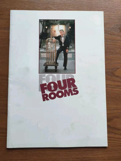 Four Rooms Japanese Movie Program Pamphlet 1995 Tarantino Rodriguez Roth Madonna