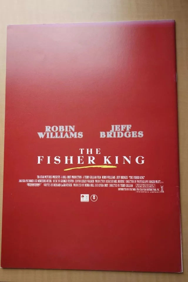The Fisher king Japanese Movie Program Pamphlet 1991 Terry Gilliam